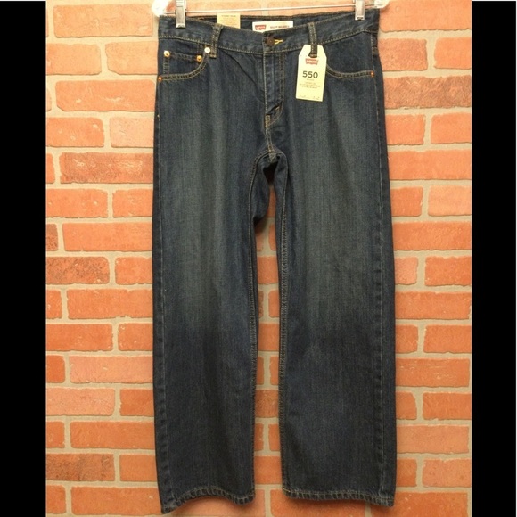 Levis 550 Boys jeans size 10 Husky 30 x 26 adjustable waistband relaxed fit - Picture 1 of 6